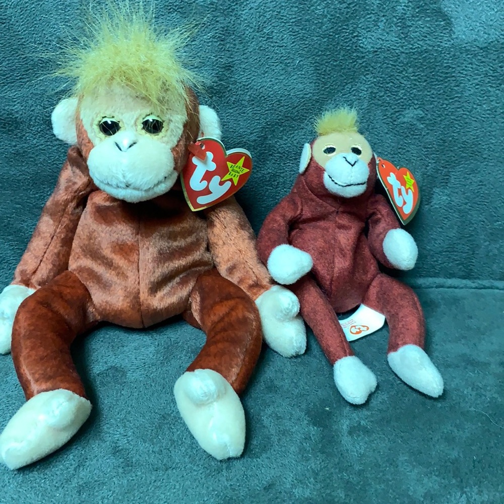 1999 Schweetheart the orangutan ty beanie baby